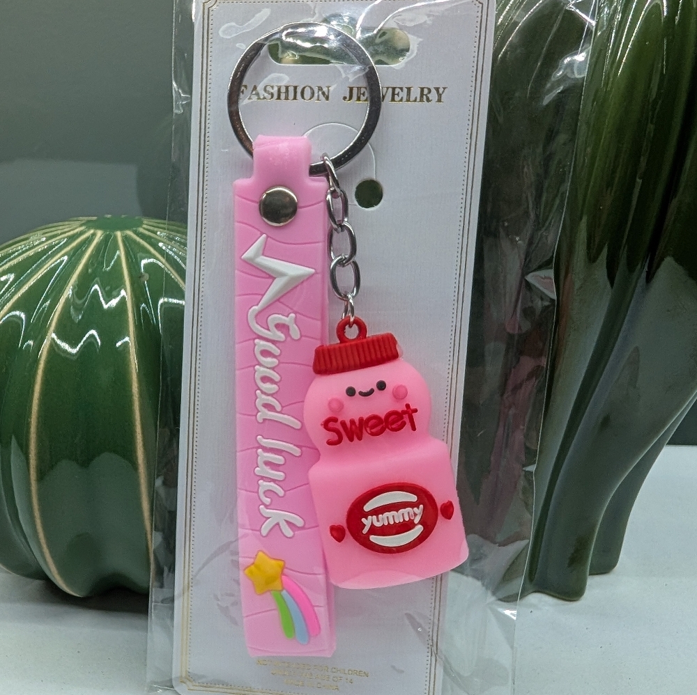 Pink Sweet Yummy Keychain